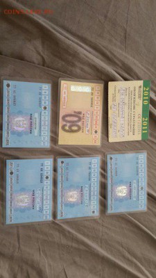 5 шт ТО, 1 шт страховка Укр. в коллекцию (до 25.10.15) - ТО + страх укр.