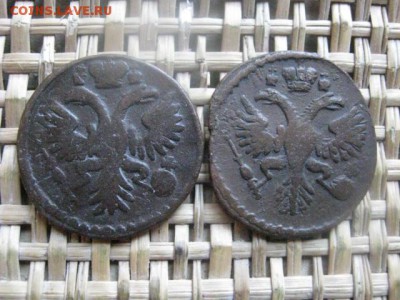 Деньга, 2 шт. 1730, 1731г. Перечеканы. До 29.10.2015г. - 29 и 30 026.JPG