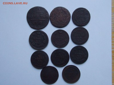 лот двушек от 176?г. по 1837г. (11шт.)  26.10.15 в 22.00. - лот двушек1