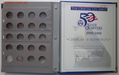 Альбом для монет 25 центов Штаты США на 2 двора - с 1 рубля! - DSC06757.JPG