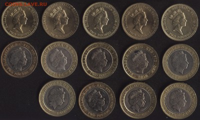 Иностранная юбилейка по ФИКСированной цене - 2 ф-2+