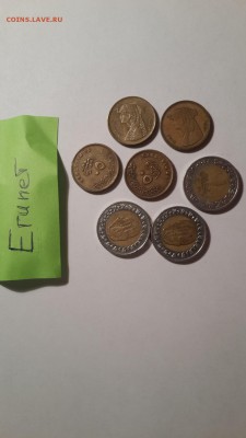 старый ЕГИПЕТ 7 монет до 28.10 22:00 - Египет