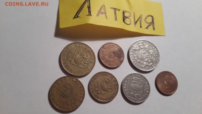 ЛАТВИЯ подборка 7 разных монет (до 28.10 22:00) - Латвия2
