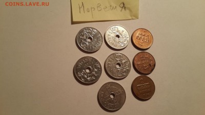 НОРВЕГИЯ (8шт) 5 шт с отвертстиями (до 28.10 22:00) - Норвегия2