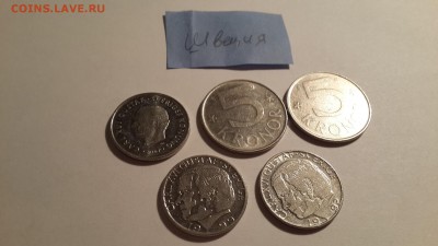 ШВЕЦИЯ 5 монет. до 28.10 22:00 - Швеция2