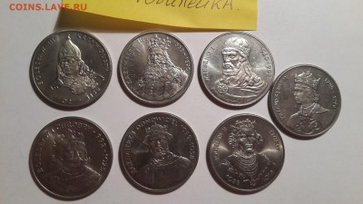 Юбилейка Польши (7 шт разные) СОСТОЯНИЕ! до 28.10 22:00 - Юбилейка.Польша