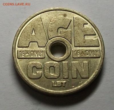 "возрастная монета" сигаретный торговый жетон AGE Coin 16+ - 100_0748.JPG
