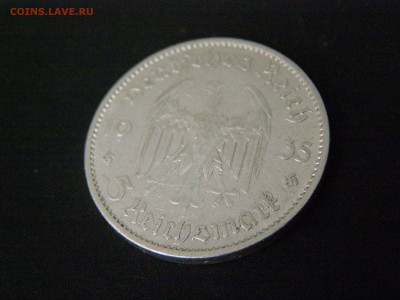 3-й рейх 5 марок кирха 1935 А до 22-00 31.10.15 - P3144696.JPG