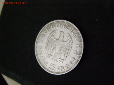 3-й рейх 5 марок 1936 J до 22-00 31.10.15 - P3144715.JPG