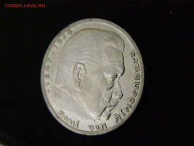 3-й рейх 5 марок 1939 В до 22-00 31.10.15 - P3144724.JPG