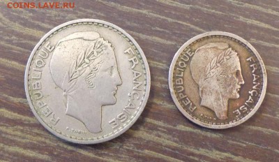 ФРАНЦ. АЛЖИР - 20 и 100 фрранков до 30.10, 22.00 - Алжир набор 2 шт. - 2