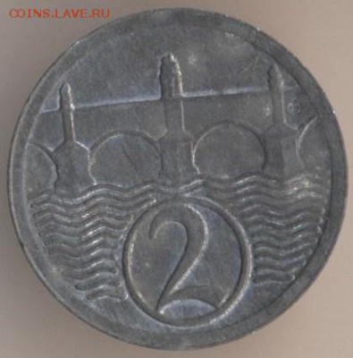 Протекторат Богемия и Моравия 10 геллеров 1941 - 35