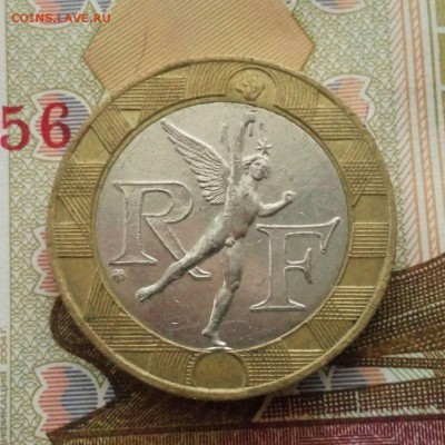 Франция 10 франков 1990 года Дух Бастилии  29.10.15. 22:00 - Франция 10 франков 1990 БиМ - 025-2