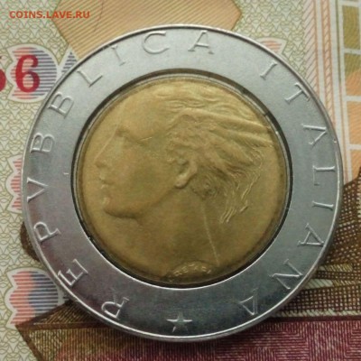 Италия 500 лир 1989 Палаццо Дель Квиринале. 29.10.15. 22:00 - Италия 500 лир 1989 БиМ - 024-2