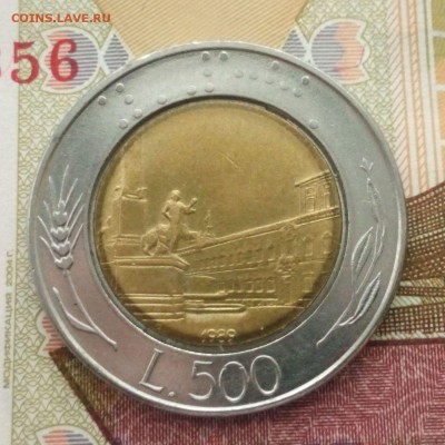 Италия 500 лир 1989 Палаццо Дель Квиринале. 29.10.15. 22:00 - Италия 500 лир 1989 БиМ - 024-1