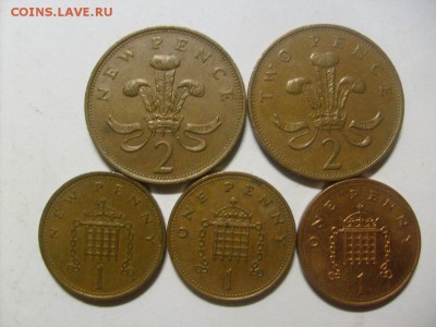 Монеты Великобритании 5 шт. 1976-2001 гг. до 31.10 в 22-00 - S6306065.JPG