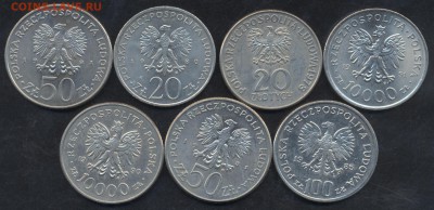 Польша 20,50,100,10 000 злотых. Юбилейка. - Польша1