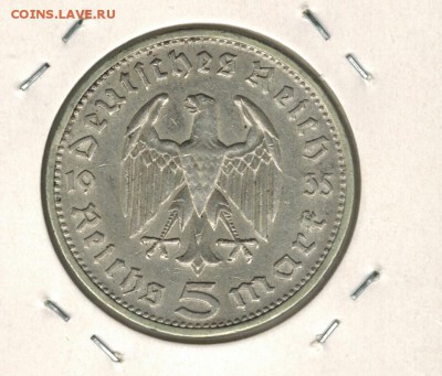 Германия 5 марок 1935 D до 28.10.15   22-00 - 01 20