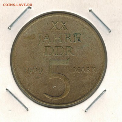 Германия 5 марок 1969 до 28.10.15   22-00 - 01 8