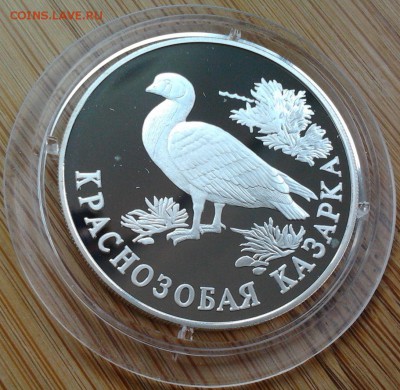 1 рубль 1994 Краснозобая казарка, до 02.11.15 в 22:00 МСК - 1447