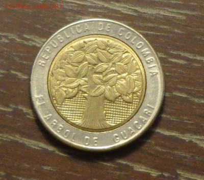 КОЛУМБИЯ - БИМ дерево до 1.11, 22.00 - Колумбия 500 песо БМ дерево-1