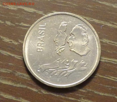 БРАЗИЛИЯ - 1 крузейро НЕЗАВИСИМОСТЬ до 1.11, 22.00 - Бразилия 1 крузейро два профиля