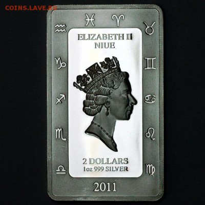 Куплю 2 доллара Ниуэ зодиак фэнтези и монеты с метеоритами - 1701