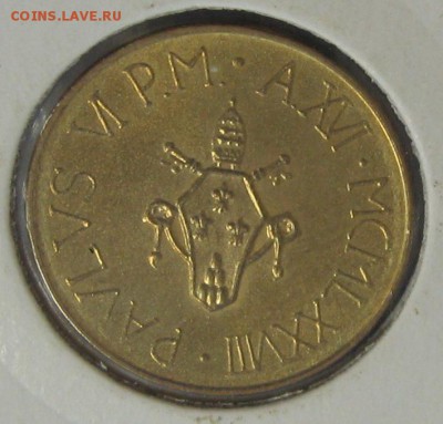 ВАТИКАН 20 лир 1978 UNC до 01.11.15 22.00 - IMG_4238.JPG