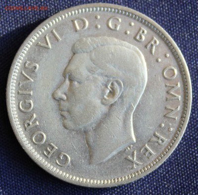 С 1 руб. БРИТАНИЯ  пол кроны 1943г.ГЕОРГ-VI до 1.11. в 22-00 - IMG_8452.JPG