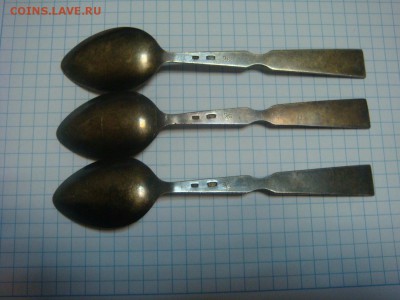 ТРИ кофейные ложки,эмаль,875 пр.,2 сорт - DSC02298.JPG