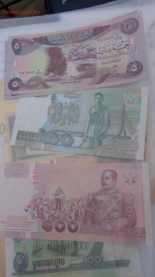 ИРАК 5 риало,ТАЙЛАНД 20 и 100 бат  UNC  до 2.Х1  в 21-20 мСК - крр 02.10.15  суу 250.JPG