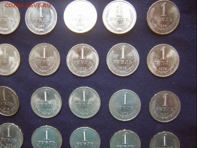 КОМПЛЕКТ ГОДОВЫХ РУБЛЕЙ - 16