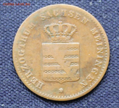 С 1 руб. САКСЕН-МАЙНИНГЕН 1 пфенниг 1860г. до 3.11. в 22-00 - IMG_8543.JPG