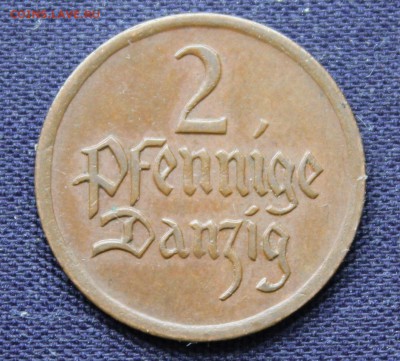 С 1 руб. DANZIG 2 пфеннига 1923г. UNC  до 3.11.в 22-00 - IMG_8540.JPG