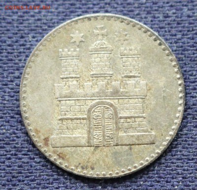 С 1 руб. СВОБОДНЫЙ г.ГАМБУРГ 1 дрейлинг 1855г. до 3.11. в 22 - IMG_8587.JPG