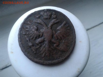 денга 1731г розетка 4 лепестка. - Фото-0061