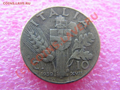 -Италия- 10 чентесимо 1939 -- 3 сентября 22-00 - PICT0713.JPG
