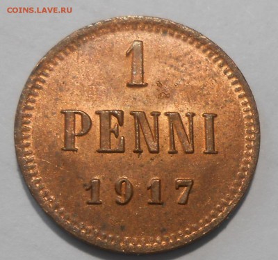 1 пенни 1917 г. UNC до 03.11 в 21:30 Москвы - DSCN4466.JPG