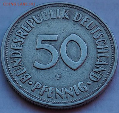 F 50 PFENNIG 1950год оценка - PA290005.JPG