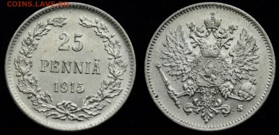 25 пенни 1915г. aUNC    ---03-10-15 в 22-00--- - Фины_2_25пенни1915