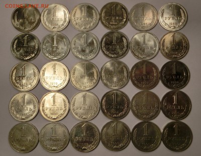 Набор годовых рублей 1961-1991 30 монет до 30.10.2015 22:00 - CIMG4068.JPG