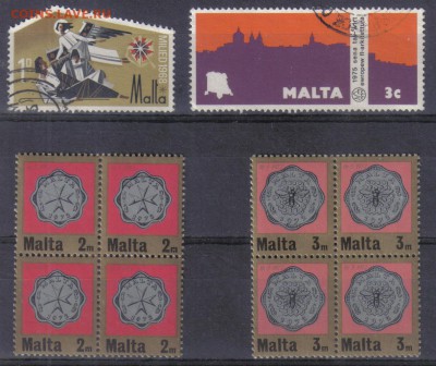 Марки Мальта 1968-75гг до 2.11 22.00мск - Марки Мальта 1968-75гг