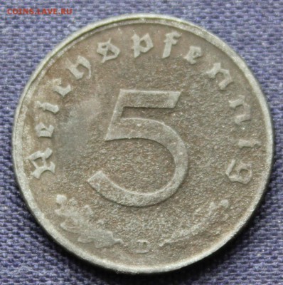С руб. ГЕРМАНИЯ под СОЮЗНИКАМИ 5 пф. 1947г."D"до 5.11. в 22 - IMG_8510.JPG