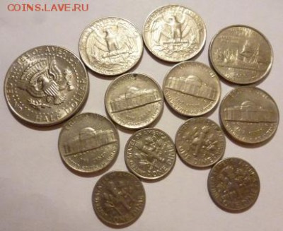 12 монет США (ходячка) - рев