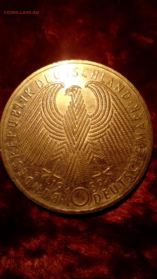 ФРГ 10 марок 1989 G 50 лет ФРГ до 04.11 в 22:30 - IMG_20151024_231528