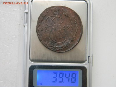 5 коп 1769 ЕМ  маловес. - Изображение 181