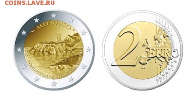 Юбилейные и памятные 2 евро 2011 - ... гг - Монако_2 евро_2015_Замок_оф релиз_1