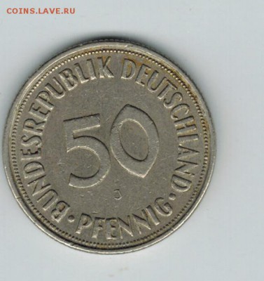 Германия 50 J пфеннигов 1950 до 03.11.2015   22-00 - 01 21