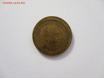 1 песета Испания 1963 помогите определить и оценить брак. - 1 песета Испания 1963 брак - 5.JPG
