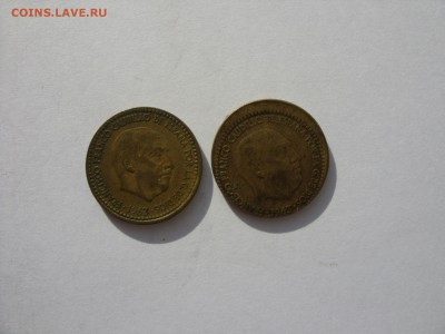 1 песета Испания 1963 помогите определить и оценить брак. - 1 песета Испания 1963 брак - 2.JPG